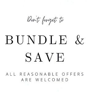 💎Bundle 2 or more items for 15% off entire order!